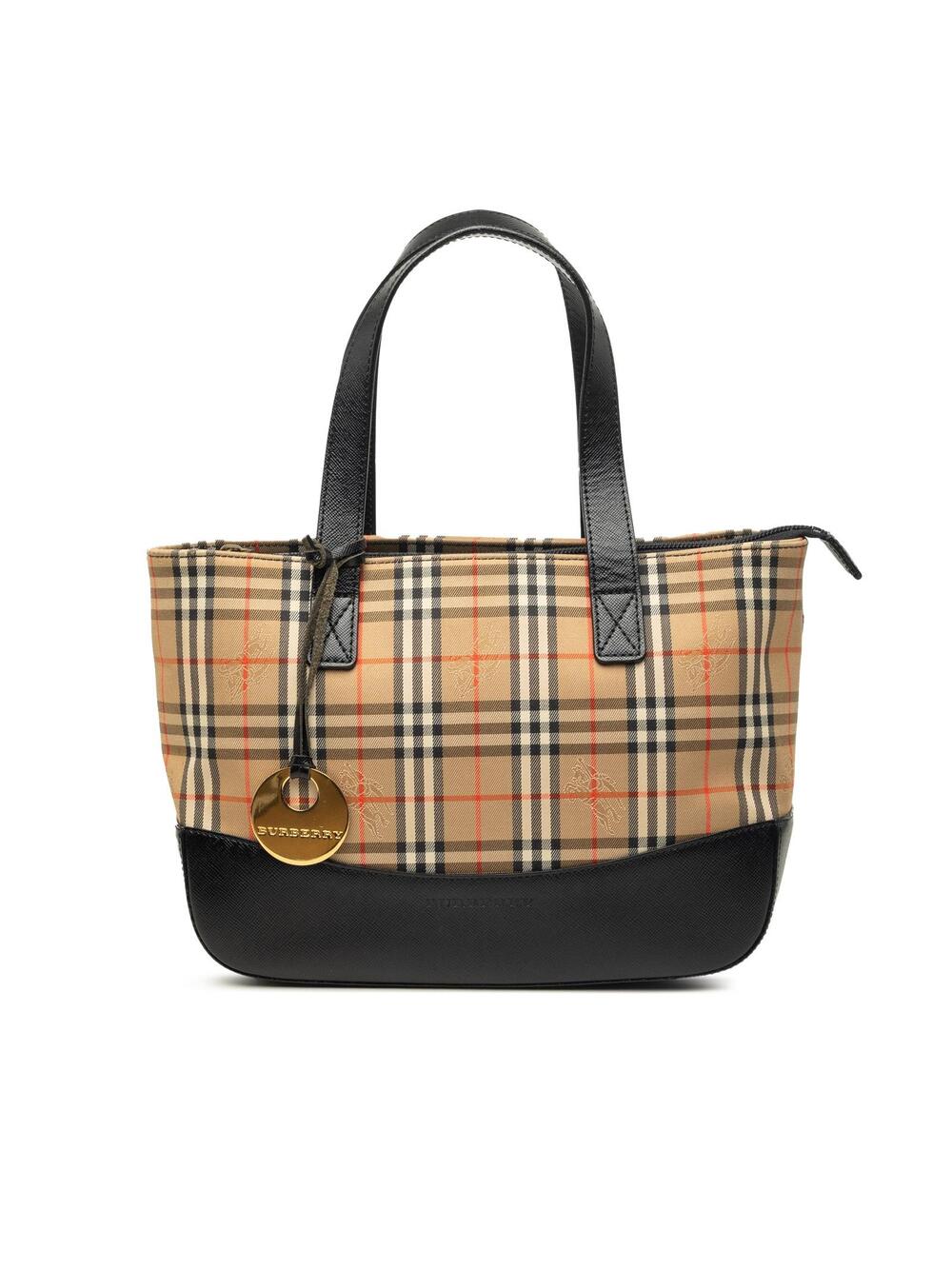 Burberry Haymarket Check Canvas Tote #360060B47B